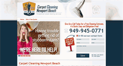 Desktop Screenshot of newportbeachcarpetcleaningca.com